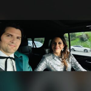 Adam Scott Instagram - Happy Valentines Day to my love, my partner, my wifey…Naomi. Still, after 25 yrs— no idea how I got so stupid lucky…❤️