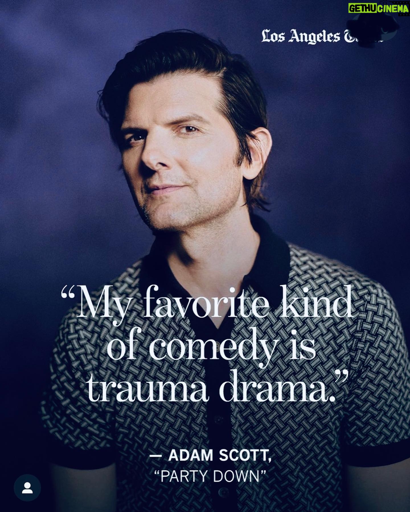 Adam Scott Instagram - Had a great time talking about Party Down at the @latimes_entertainment Comedy Roundtable with all these talented people…link in biooooo
