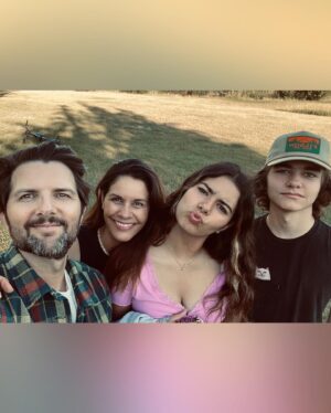 Adam Scott Instagram - This is the 25th birthday of my brilliant, beautiful, hilarious, foxy wife Naomi that I’ve been lucky enough to spend with her. Yup we met in 1998. My partner in life and work, I love her so much I’ll disintegrate into a fine powder if I try and explain.  I’m so insanely bonkers lucky, I mean good lord…as are our kids who get her as their mom…happy birthday my dear ♥️🎊♥️🎉♥️🎂♥️🎁♥️♥️♥️♥️♥️🎂♥️🎂♥️🎂