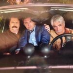 Adam Scott Instagram - The great @NickOfferman reminded me last night that this actually happened. Still can’t believe I got to be squished into a car with these two stone-cold foxes. ❤️❤️❤️