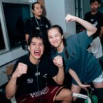 Adhisty Zara Instagram - Kemarin adalah sebuah hari yng akhirnya gue lewatin. Dengan latihan kurang lebih di 10 hari jadilah kuda lumping😂😭 Terimakasih untuk @superstarknouckout atas pengalaman yng sangat seruu🔥🥊 Untuk kak lula @lulalahfah selamat atas kemanangannya! km keren banget!