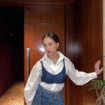 Adhisty Zara Instagram - last night✨ . styled by @nacyaak wardrobe by @reiseofficial_ . 📸: @rzkyfauzan15