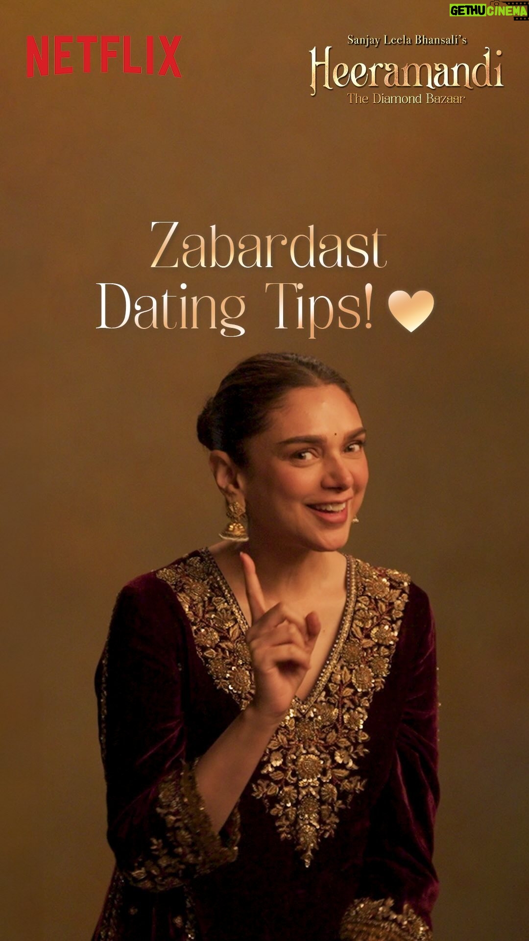 Aditi Rao Hydari Instagram - Hold your hearts because a new love guru is in town! π Our lovely Bibbo Jaan has your love life and your date nights sorted! Go see her pro advice in action in Heeramandi, now streaming only on Netflix! π« #HeeramandiOnNetflix #SanjayLeelaBhansali @bhansaliproductions @prerna_singh6 @m_koirala @aslisona @aditiraohydari @sharminsegal @therichachadha @iamsanjeeda @fardeenfkhan @taahashah @shekhusuman @adhyayansuman @rimpleandharpreet @shriparamanijewels