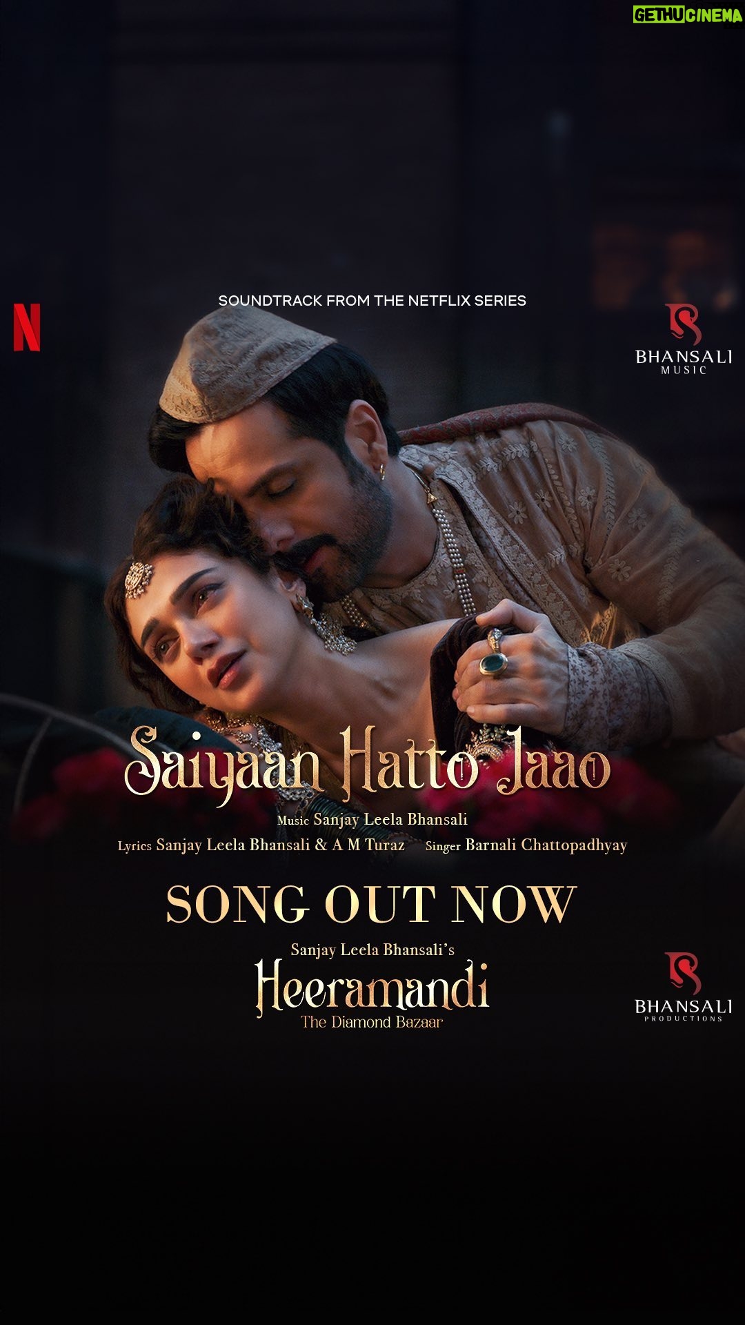 Aditi Rao Hydari Instagram - Our beautiful Bibbojaan’s grace matches her motive at every step ♥️ #SaiyaanHattoJaao Song Out Now - Link in Bio #Heeramandi #HeeramandiOnNetflix #SanjayLeelaBhansali #BhansaliMusic @bhansaliproductions @prerna_singh6 @m_koirala @aslisona @aditiraohydari @sharminsegal @therichachadha @iamsanjeeda @fardeenfkhan @taahashah @shekhusuman @adhyayansuman @amturazofficial @barnali_chattopadhyay @iamkrutimahesh @netflix_in