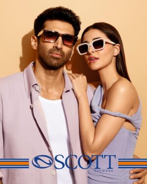 Aditya Roy Kapur Instagram - It’s Showtime! 📽️🎞️🍿
Introducing @scotteyewear ‘s SS ‘24 Collection featuring @adityaroykapur and @ananyapanday 🕶️✨

#ScotteyewearXAPXARK #ScottSunnies #ScottsSquad #ScottEyewear #sunglasses #eyewear
