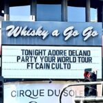 Adore Delano Instagram - See you tonight LA!! #PartyYourWorldTour #whiskyagogo