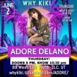 Adore Delano Instagram - HAPPY PRIDE SLC, UTAH!! Are we ready to PARTY tomorrow @whykikibar?! 🥰🌈