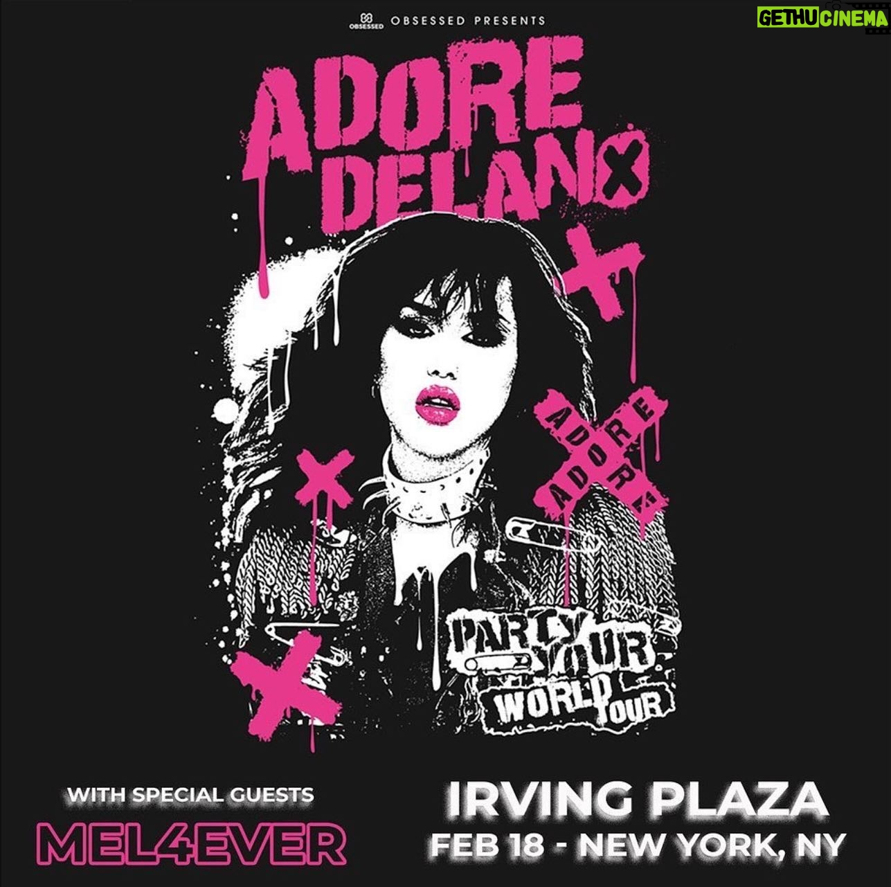 Adore Delano Instagram - NEW YORK!! WE MOVED TO THE ICONIC @irvingplaza TONIGHT CAUSE OUR LOVE IS TOO BIG!! Limited tickets available! (Tickets on my official website link in bio)