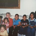 Adore Delano Instagram - Went to my cousin’s wedding yesterday and one of my primas sent me this photo of a bunch of us cousins with our great grandmother.. peep me at 14 on the far left🤘🏼