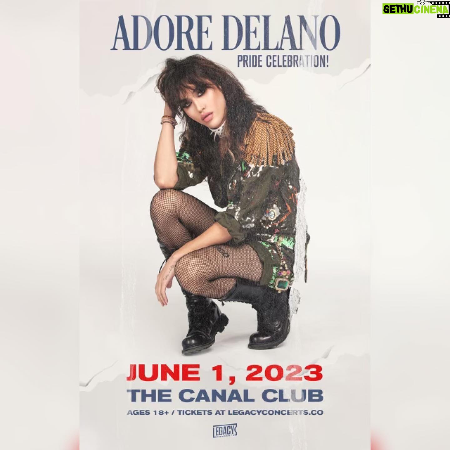 Adore Delano Instagram - RICHMOND, VA!! Iโll be kicking off #PRIDE season with you all June 1stโผ๏ธ๐ซ ๐ธ๐๐ #richmond #love #virginia