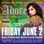 Adore Delano Instagram - I’LL BE AT THE BALTIMORE PRIDE KICKOFF PARTY JUNE 2nd on the Baltimore Soundstage! Let’s eat all the cake!! 🌈 #pride #baltimore #love #maryland 🌻💖☀️