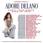 Adore Delano Instagram - WE’RE KICKING OFF THE US LEG OF MY PARTY YOUR WORLD TOUR IN A MONTH! Have you snatched your tickets yet?! (LINK IN BIO) 💕