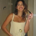 Adria Arjona Instagram – @armanibeauty 💛