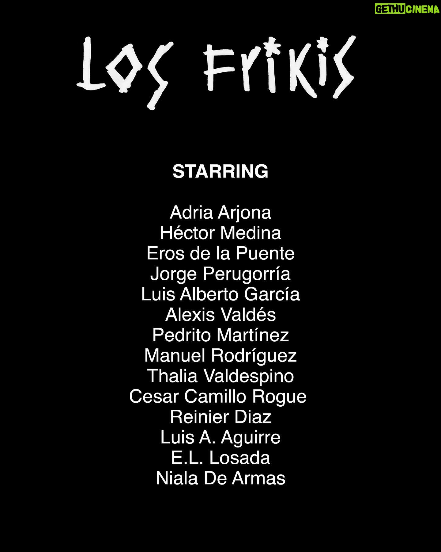 Adria Arjona Instagram - We can’t wait for everyone to experience the immense highs, lows and the joy of #LosFrikis. Join the cast and filmmakers at our world premiere on April 6th with @miamifilm Tickets on sale at the link in bio. No podemos esperar a que todos experimenten los inmensos altibajos y la alegría de #LosFrikis. Únase al elenco y a los realizadores para nuestro estreno mundial el 6 de abril con @miamifilm Entradas a la venta en el enlace de la biografía.