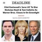 Adrienne C. Moore Instagram - ANNOUNCEMENT #1 - I've been holding onto this one for a while. Glad I can finally say. The #bts for this one is crazy. What a talented bunch of people that I get to play with everyday. Can't wait to share the journey along the way. I love this cast/crew! And for those who are asking and wondering, age ain't nothing but a number. Clint is the sharpest tool in the box and definitely one of the G.O.A.T.s. #juror2 @wbpictures