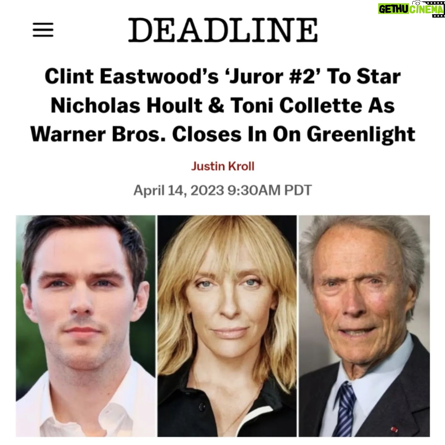Adrienne C. Moore Instagram - ANNOUNCEMENT #1 - I've been holding onto this one for a while. Glad I can finally say. The #bts for this one is crazy. What a talented bunch of people that I get to play with everyday. Can't wait to share the journey along the way. I love this cast/crew! And for those who are asking and wondering, age ain't nothing but a number. Clint is the sharpest tool in the box and definitely one of the G.O.A.T.s. #juror2 @wbpictures