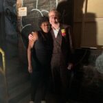Adrienne C. Moore Instagram - When you thought you were cool, until you meet and work with @bryanfullergram and he takes your coolness to a whole other level. Had such a fun time with him. I'm totally his new bestie!! Eeeek His shoes were way better! And the suit... ICONIC for sure. Catch me in @thehorrorofdoloresroach now streaming on @primevideo!