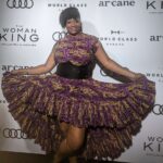 Adrienne C. Moore Instagram - What an impeccable night @tiff_net presentation of @womankingmovie starring some of my favorites: @violadavis @jaymelawson @gpbmadeit @adriennelwarren @lashanalynch @sheilaatim @johnboyega @angeliquekidjo and @thuso.mbedu to name a few. I celebrate every individual in this film that took part in ideating, writing, acting, producing, designing, directing, crewing, editing etc... Just bringing this film to life. This night and this film will definitely go in my memory bank of experiences. GO SEE IT! . (The second photo is a bit blurry - it wasn't me, but it was just too scrumptious to let it go to waste cause I celebrate everyone in this photo)