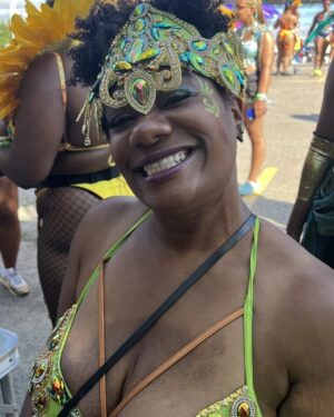 Adrienne C. Moore Instagram - #BTS to episode 3 of @prettyhardcases directed by the amazingly talented @directedbykells and written by the just as equally talented @carsasm. I had such a fun time with this episode because I got to film my first #caribana experience and then attend a real one that same year. #fortheculture
Thank you @torontorevellers for letting me participate in your mas camp. I had an incredible time. My legs never hurt so much afterwards. But it was the good hurt.
And to all my @northwesternu college friends that ditched me back in the day to go #Toronto for #caribana, I finally got my chance. You know who you are!! (@lmoney21 @stewartstarlit @lexeeberry etc...)

I had so much fun that I lost my phone (shame to the person that took it and didn't return it 👅)

Hope you're loving the new season!