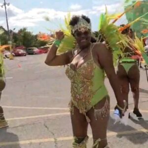 Adrienne C. Moore Instagram - #BTS to episode 3 of @prettyhardcases directed by the amazingly talented @directedbykells and written by the just as equally talented @carsasm. I had such a fun time with this episode because I got to film my first #caribana experience and then attend a real one that same year. #fortheculture
Thank you @torontorevellers for letting me participate in your mas camp. I had an incredible time. My legs never hurt so much afterwards. But it was the good hurt.
And to all my @northwesternu college friends that ditched me back in the day to go #Toronto for #caribana, I finally got my chance. You know who you are!! (@lmoney21 @stewartstarlit @lexeeberry etc...)

I had so much fun that I lost my phone (shame to the person that took it and didn't return it 👅)

Hope you're loving the new season!