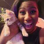 Adrienne Reese Instagram - Hey everyone let me introduce you to Artemis Entreri!! Our branded new kitten we rescued. He is named after the infamous assassin created by @R_A_Salvatore in the DND Drizzt novels!!! Welcome to the family Lil hellion!