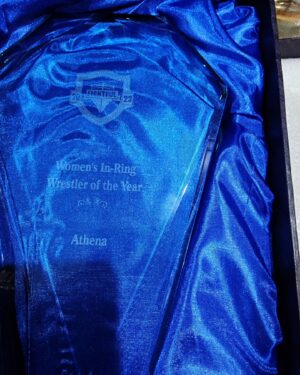 Adrienne Reese Instagram - .@fightfulonline
Thank you! This is my 1st award in wrestling and I'd be lying if I said I wasn't teary eyed right now! I worked soo hard last year to perfect my craft, myself, and my show. This year I'll inspire and drive the @ringofhonor AND @Aew women's divisions to new heights!
-Athena