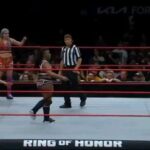 Adrienne Reese Instagram - .@ringofhonor The moment @rondarousey knew that the #ForeverROHChamp and #MinionOverlord was badder than her... Bwahahah #WatchROH #ROHGateKeeper #FallenGoddess #TheAlpha