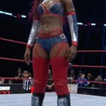 Adrienne Reese Instagram - Queen Aminata (@amisylle) with a blindsided attack to the #ROH Women’s World Champion @athenapalmer_fg #ROH #HonorClub WatchROH.com