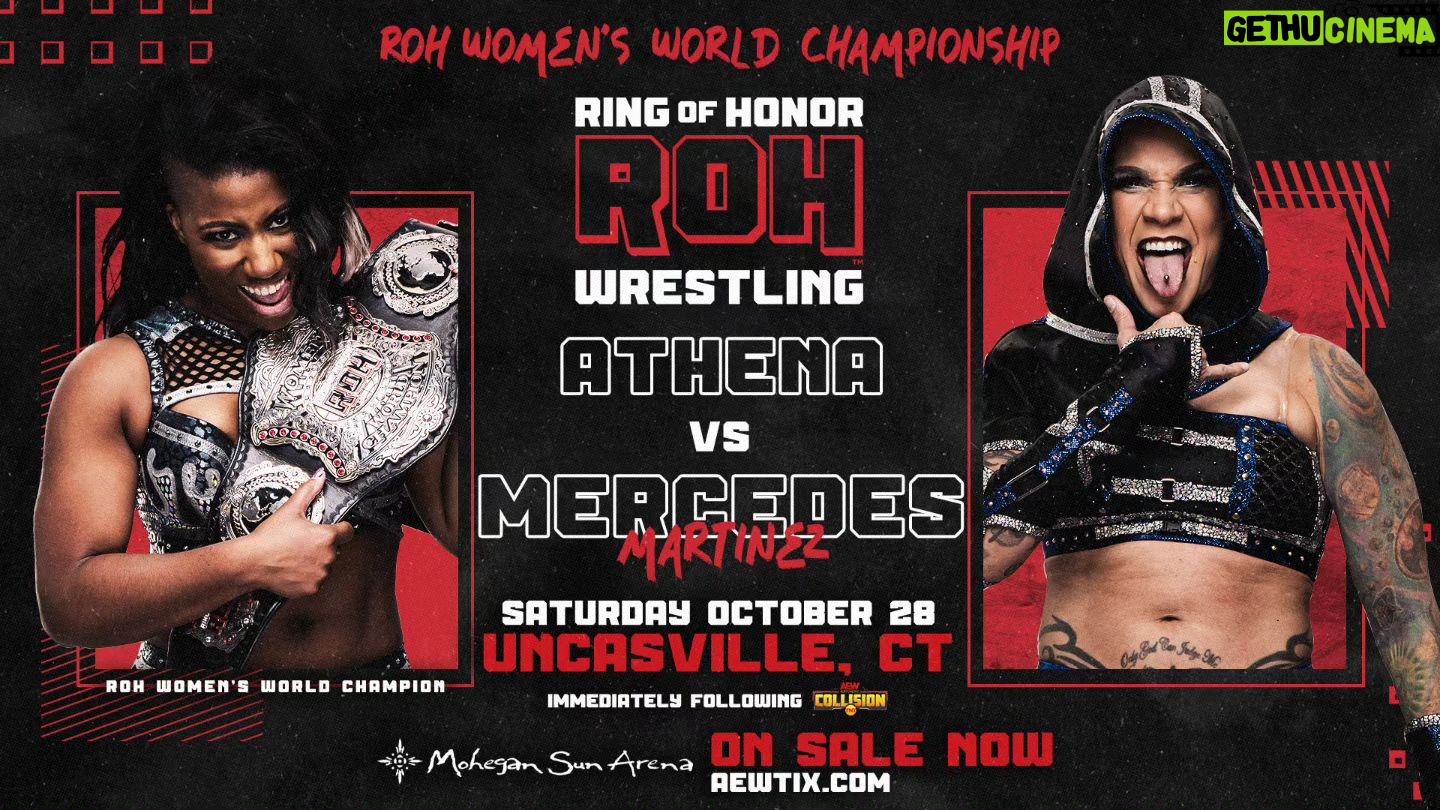 Adrienne Reese Instagram - .@ringofhonor The board of directors made me post this...I cant believe i get to retire @realmmartinez again! Tomorrow night after #AEWCollision #WatchROH #ForeverROHChamp #MinionOverlord