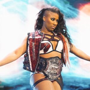 Adrienne Reese Instagram - .@ringofhonor 
"Clever bird, clever man, clever clever fool," said Patchface... He began to sing. The shadows come to dance, my lord, dance my lord, dance my lord, he sang...The shadows come to stay, my lord, stay my lord, stay my lord." 
-Athena
#ForeverROHChamp