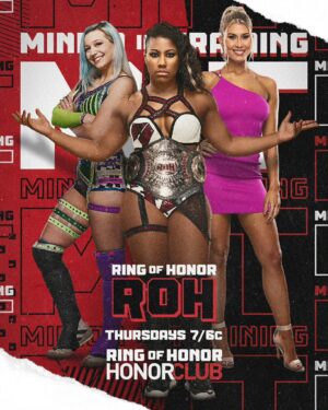 Adrienne Reese Instagram - .@ringofhonor 
My show!!! My family!!!
#ForeverROHchamp