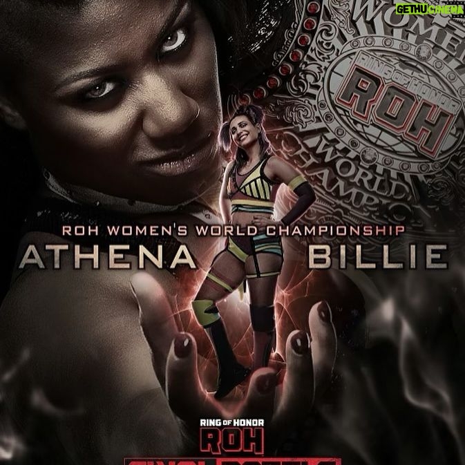 Adrienne Reese Instagram - Friday, December 15th @curtisculwellcenter | #ROHFinalBattle 🎟️ ROHTIX.com Minion in training no more! @billie_starkz has reached her boiling point and now will challenge @athenapalmer_fg in the #ROHFinalBattle MAIN EVENT for the #ROH Women’s World Title. Final Battle will be broadcast for #HonorClub Subscribers Only | WatchROH.com
