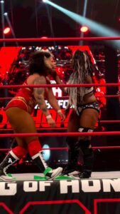 Adrienne Reese Instagram - .@ringofhonor This past Friday 2 women made history but 1 walked out #ForeverROHChamp! As much as I loved sharing this moment... I just couldn't help myself! This is MY SHOW and MY DIVISION! I deserved my moment... to break #Porcelain! #FallenGoddess #TheAlpha #ROHGateKeeper