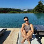 Agustina Cherri Instagram - “A menos de 2 horas de casa, con un clima maravilloso todo el año, con amigas, rodeada de naturaleza y con la energía espectacular de estas Cataratas que me rodean… ¡Cómo no voy a elegir venir acá a disfrutar! @granmeliaiguazu . . @may_ariadna