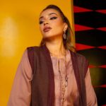 Ahlam Zaimi Instagram - With love. . Wearing : @kounouz.officiel Photo credit : @kreativeaub Mua : @hasnaafriki Da @simoelalaouii Location : @hotelgauthier