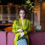 Ahlam Zaimi Instagram - My eyes my rules✨️ . Total look: @elisabettafranchi @ef_casablanca Photo credit: @kreativeaub Mua : @mariam_benchekroun_makeup_art @aouatefe_lahmani D.a: @simoelalaouii