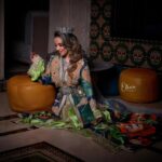 Ahlam Zaimi Instagram - Feel like queen 👸 🇲🇦 Make Up , Hair @olivia.beauty.studio.tanger Caftan And accessories @olivia.beauty.studio.tanger Stylisme : @larinihouda DA : @medinaagency Photo :@nano_photgraphy_ Location :@riadamelia DA: @rabie.akhrif . #maroc #morroco #caftan #caftanmarocain #mariage #beldi #tradition #tetouan #tanger #hociema #love