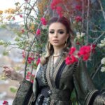 Ahlam Zaimi Instagram - Fez is a vibe ⭐️ Credit @karimaahajja_photography Make up @make_up_by_hala Wearing @missmiya.ma Location @palaisdefes