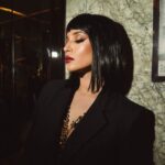 Ahlam Zaimi Instagram - Rule like a queen, shine like Cleopatra😉 Photographed and styled by @othmanessahat Hair: @badr.hairstyle Makeup : @samiacherkaoui.mua Wearing : @lasentinellecasa / @miratendance Location: @fairmontlamarinarabatsale