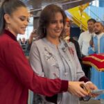 Ahlam Zaimi Instagram - What a day✨️❣️ Retour sur l'ouverture du magasin @kounouz.officiel au Mall Californie à Casablanca🎉 Btw je vous invite à découvrir leur nouvelle collection qui est juste magnifique 🤩 @kounouz.officiel