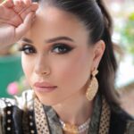 Ahlam Zaimi Instagram - Fez is a vibe ⭐️ Credit @karimaahajja_photography Make up @make_up_by_hala Wearing @missmiya.ma Location @palaisdefes