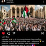 Ahmed Al Fishawy Instagram - Let them know cuz @fredwreck 🇵🇸 #fishawy #freepalestine