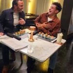 Ahmed Al Fishawy Instagram - أول مره أشتغل مع أستاذ طارق لطفي و الحقيقه أتبسط جداً لأنه هو ممثل من العيار التقيل و من أبسط و أجمل الناس اللي شفتها و أنشأالله نشتغل مع بعض تاني .. من كواليس فيلم السيستم حاليآ بدور العرض 🎥❤️ @tareklotfyofficialacc #fishawy
