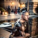 Ahmed Al Fishawy Instagram – Looking over the city 🖤🦾
#fishawy
#aiart
#batman