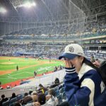 Ahn Eun-jin Instagram - Seoul series…✨🥹🫠💛✨ @mlbkorea @dodgers @padres