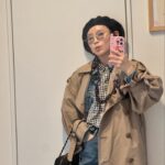 Ai Takahashi Instagram - 今日、さみぃな。 外出て 寒すぎて すぐにトレンチコート🧥 羽織りました☺️ それでも寒かったなぁ〜 お部屋の掃除してたら ずっと探してた SABAE眼鏡出てきました🥺🫶🏻 @nochinooptical 🕶️ これ、やっぱすきぃー！