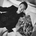Ai Tominaga Instagram - ⁡ The last day in Paris 撮影も無事に終わりました💐 ⁡ @restrantkei Cuisiner comme dans un rêve ⁡ Suit @amiparis Bag @maisonvalentino
