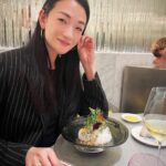 Ai Tominaga Instagram – ⁡
The last day in Paris
撮影も無事に終わりました💐
⁡
@restrantkei 
Cuisiner comme dans un rêve
⁡
Suit @amiparis 
Bag @maisonvalentino