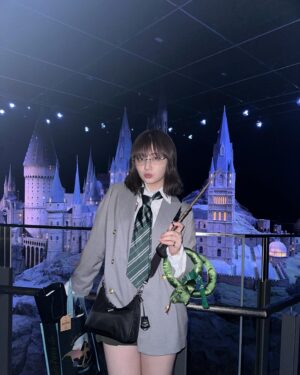 Ai Yoshikawa Instagram - ☺︎
顔面と雰囲気と組み分け診断全部スリザリン、
ヘビ大好き女🐍