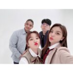 Ailee Instagram - 분명 초면인데... 왠지 모르게 즐겁고 편안했던 촬영 💕 #미라클 #우기 #김블루 #레이나 #에일리 모두 수고하셨습니다~ #다음주에또만나요👋🏼